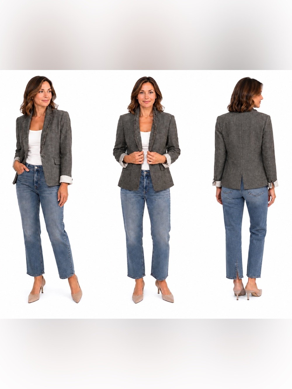 Vintage Banana Republic 2010 Wool Blend Blazer